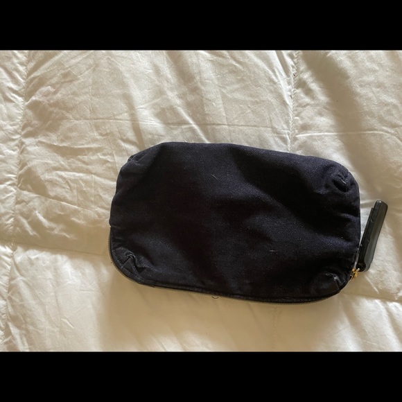 Hayward Black & Blue Makeup Bag with zipper - Picture 5 of 8